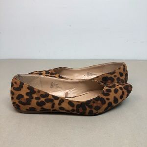 Leopard Print Ballet Flat by NY&C US 9